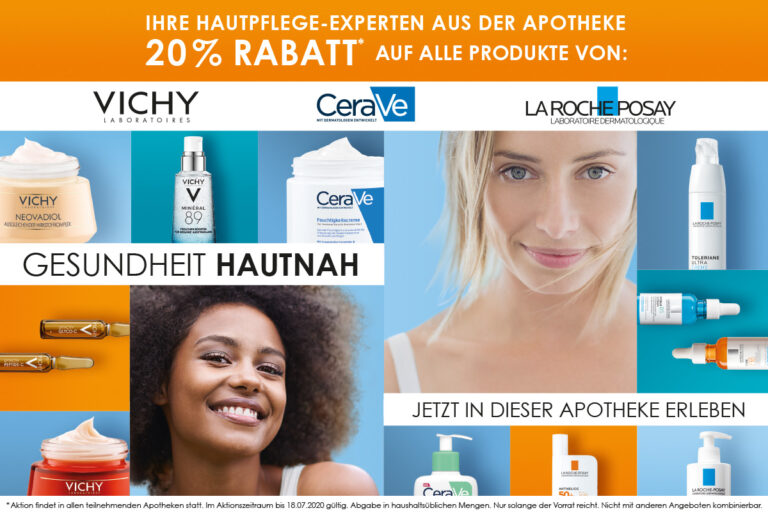 Gesundheit hautnah – unsere große 20% Rabattaktion