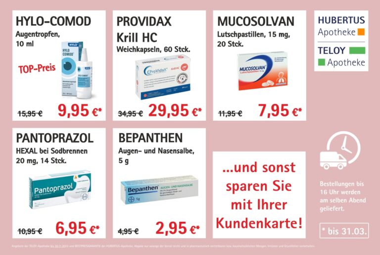 TOP-Angebote – bis März 2023