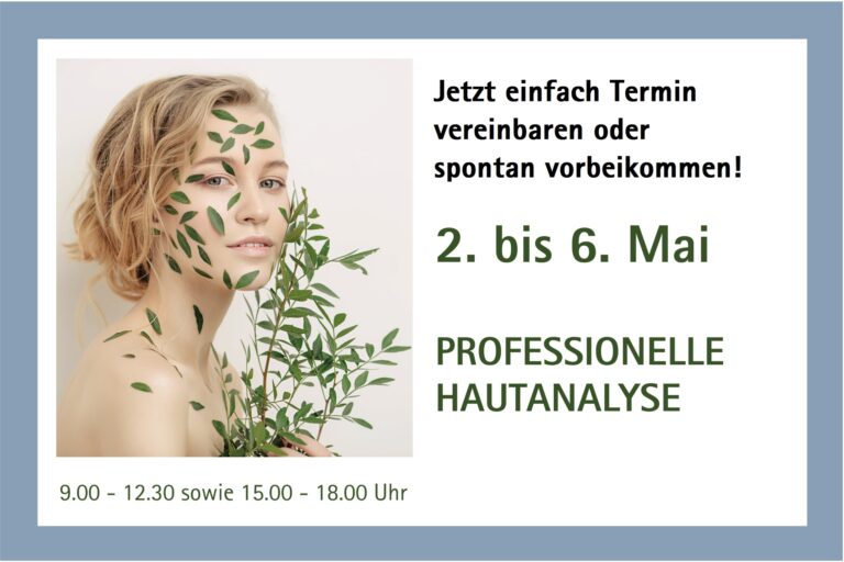 Hautanalyse mit modernem Messgerät