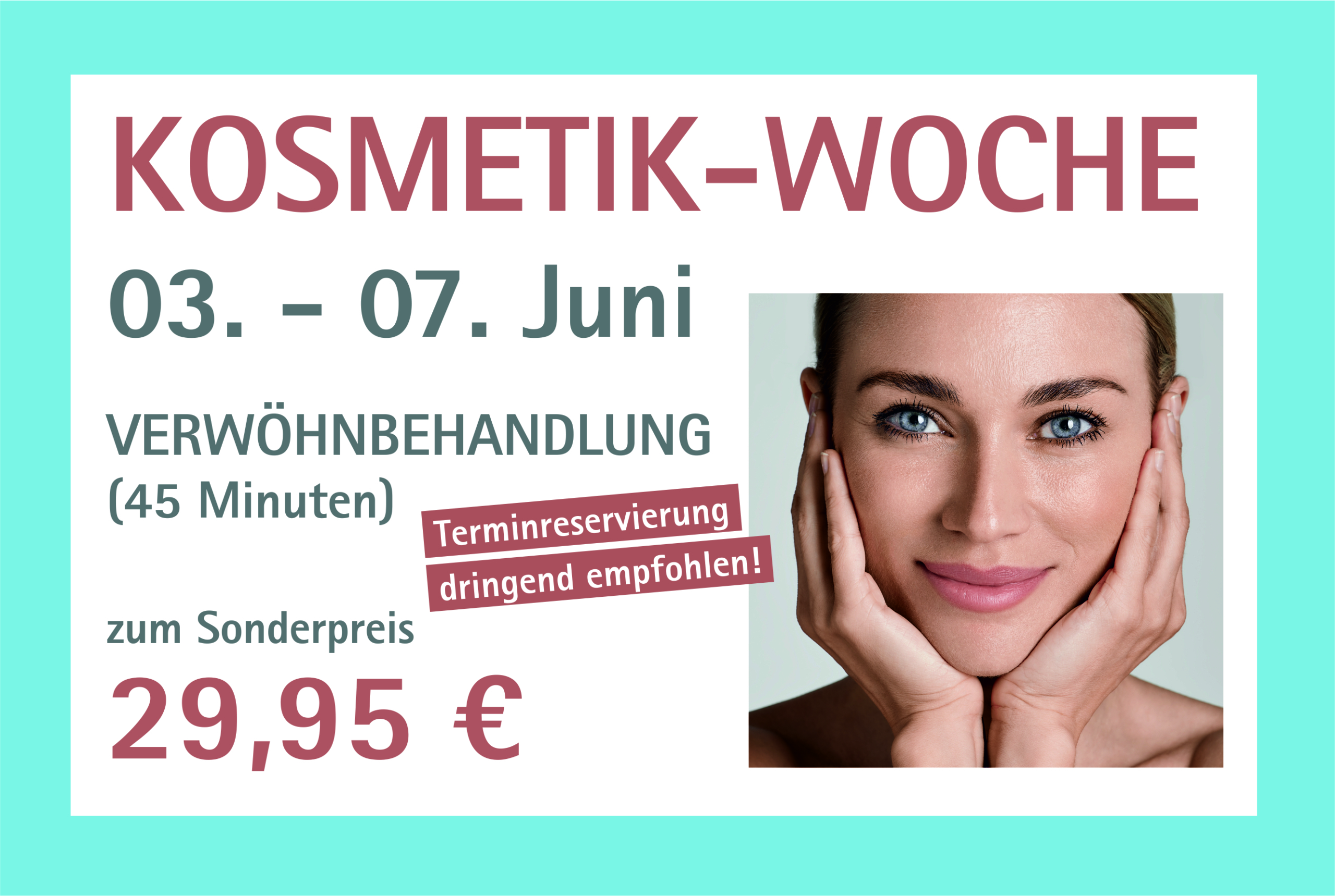 Kosmetikwoche 3.-7. JUNI