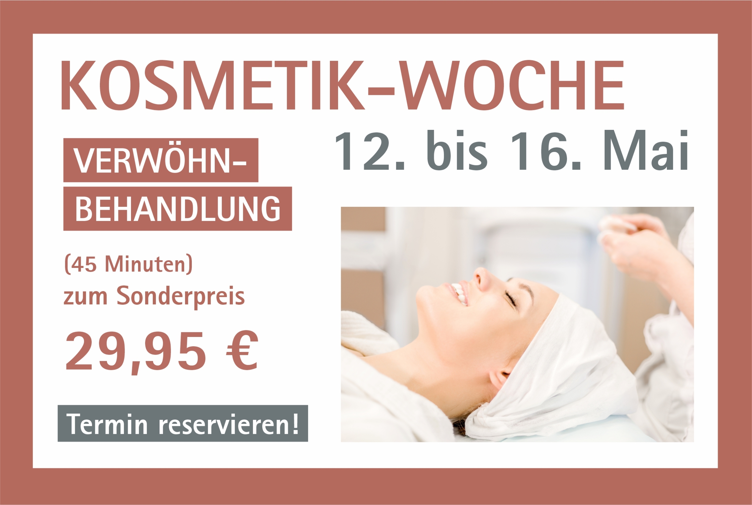 Kosmetikwoche 12. - 16. Mai