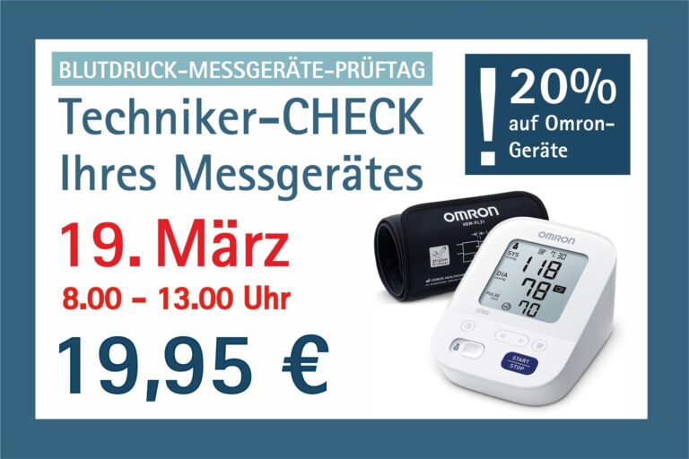 Schicken Sie Ihr Blutdruckmessgerät bei uns zum TÜV
