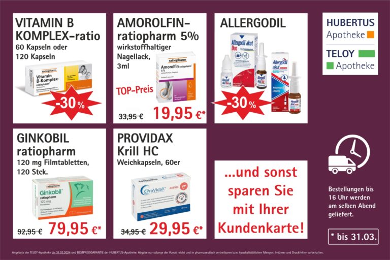 Angebote bis 31.3.2025