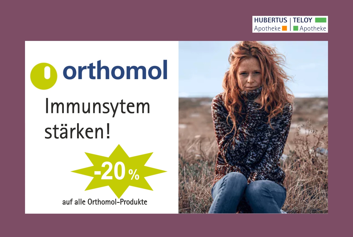 20% Rabatt auf alle Orhtomol-Produkte