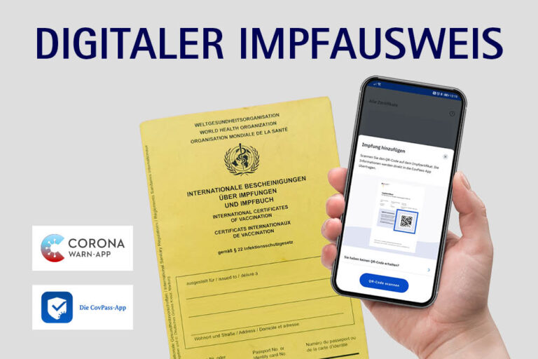 Jetzt den digitalen Impfausweis ausstellen lassen