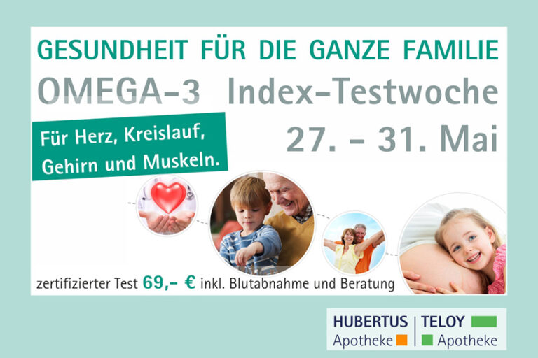 OMEGA-3 Index-Testwoche