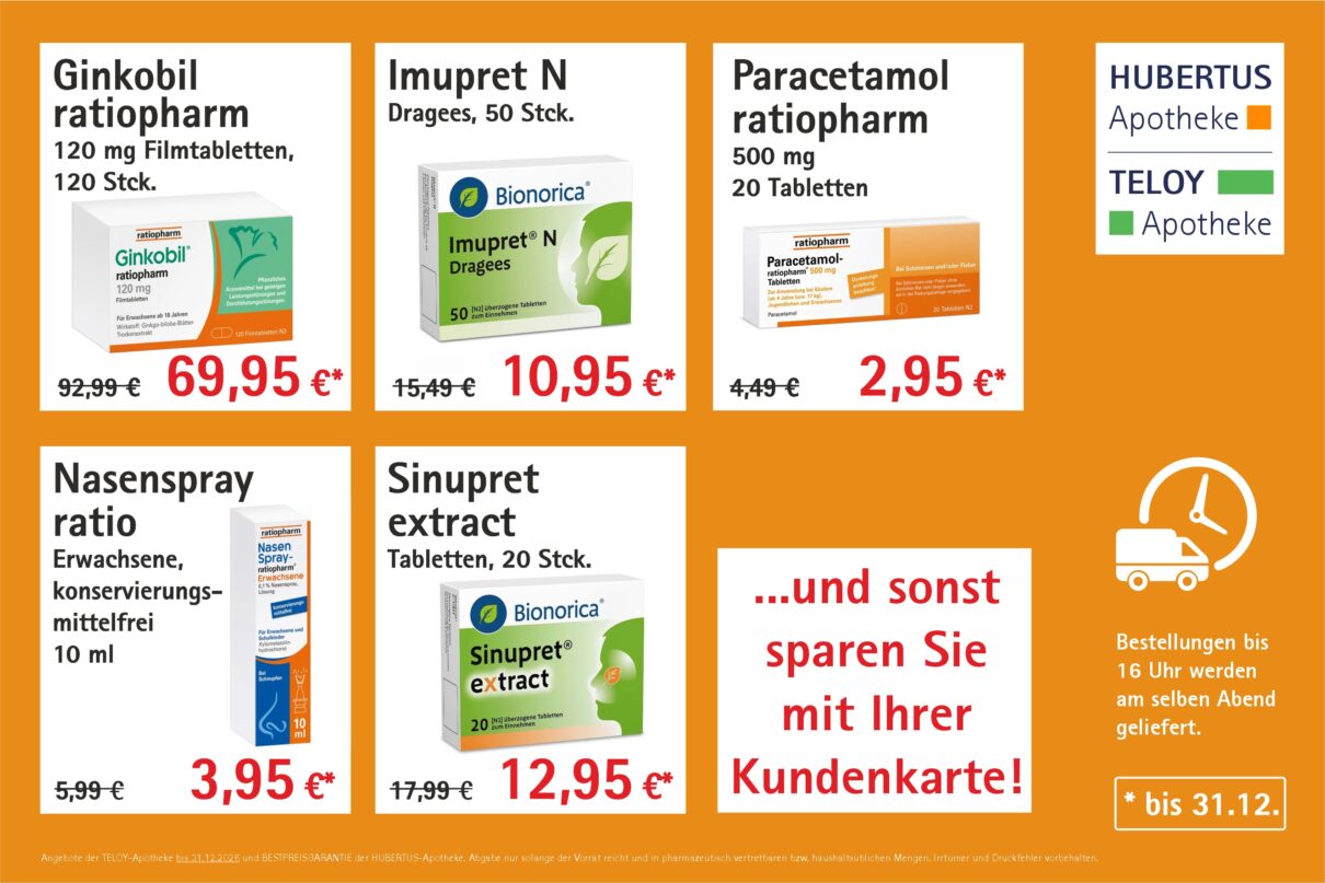 Angebote September bis Dezember 2026